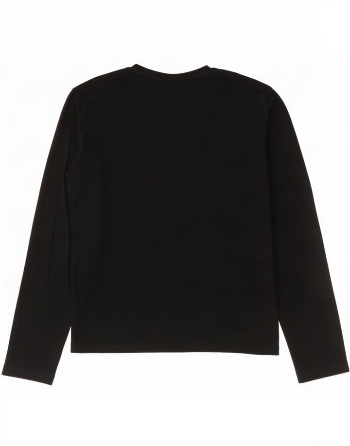 Lacoste Mens Top Long Sleeve Size 2 XS Black Cotton