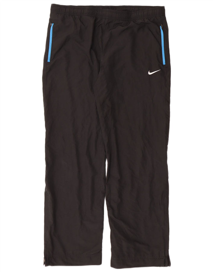 NIKE Mens Tracksuit Trousers UK 38/40 Medium  Black Polyester