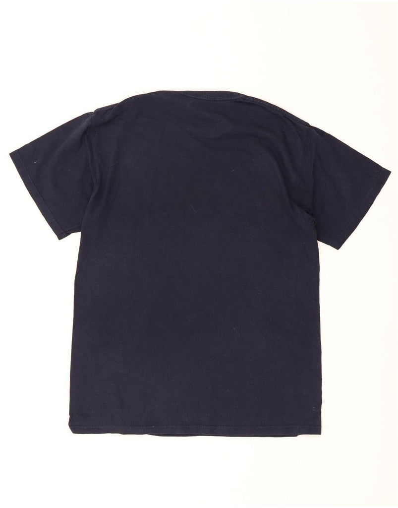 CHAMPION Mens Graphic T-Shirt Top Medium Navy Blue Cotton Vintage Champion and Second-Hand Champion from Messina Hembry 