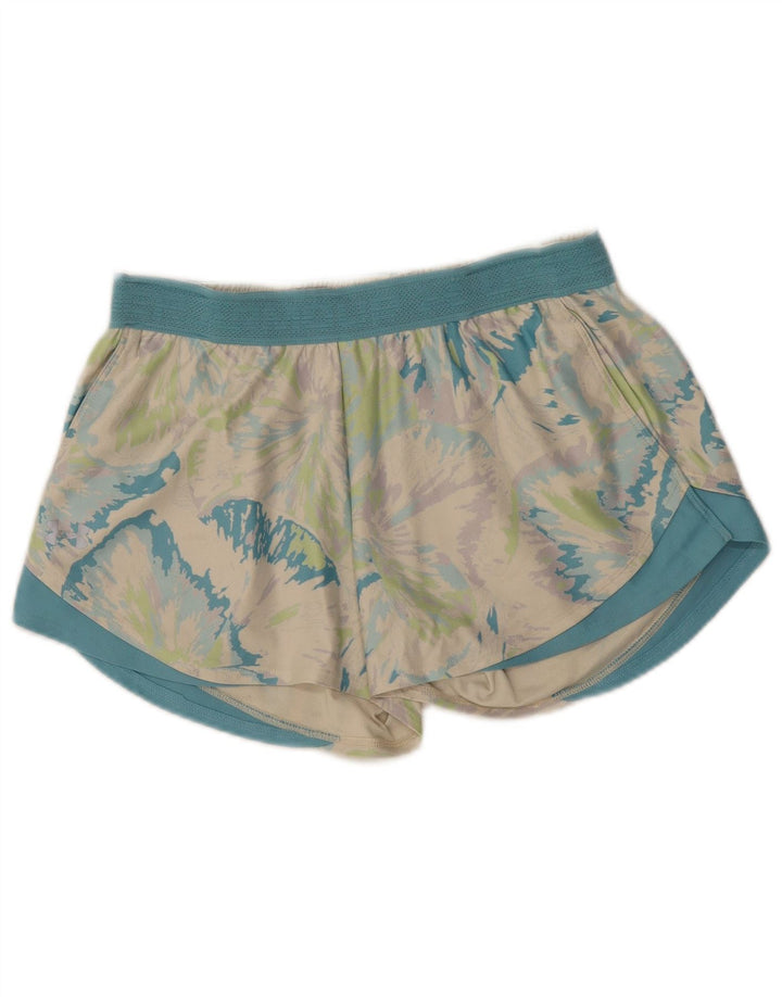 Under Armour Womens Heat Gear Sport Shorts UK 12 Medium Multicoloured