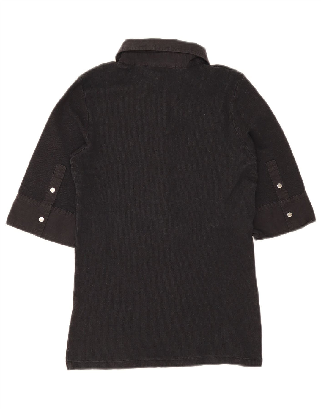 Gant Womens Polo Shirt UK 8 Small Black Cotton
