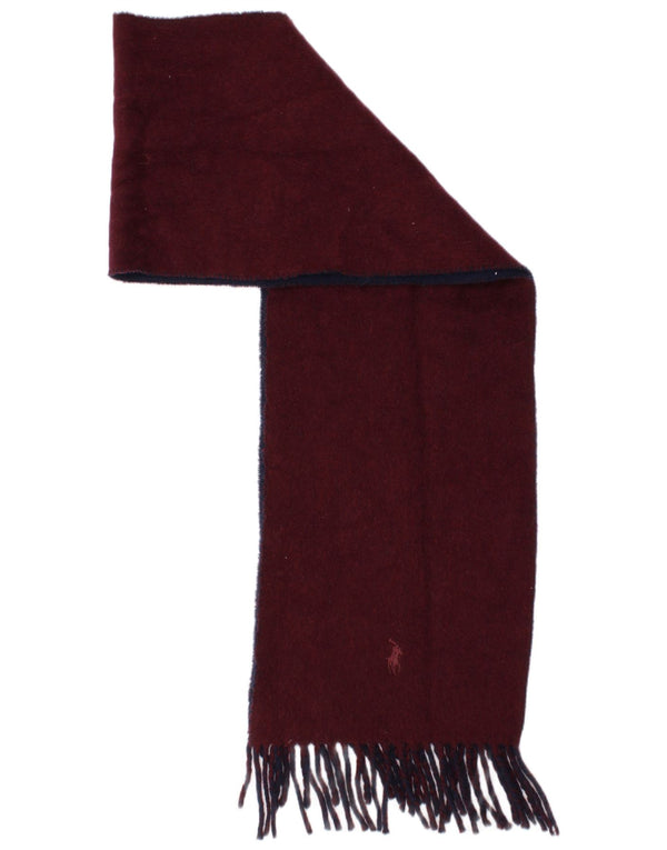 Polo Ralph Lauren Mens Rectangle Scarf One Size Burgundy Classic