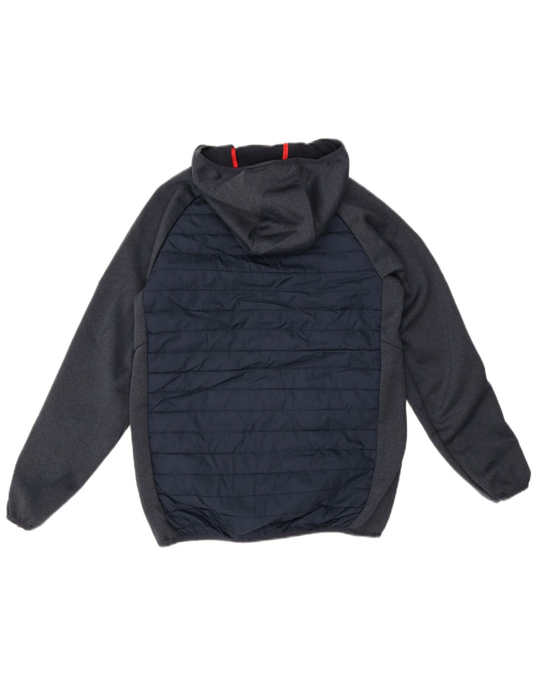 Jack & Jones Boys Hooded Bomber Jacket 9-10 Years Navy Blue Colourblock