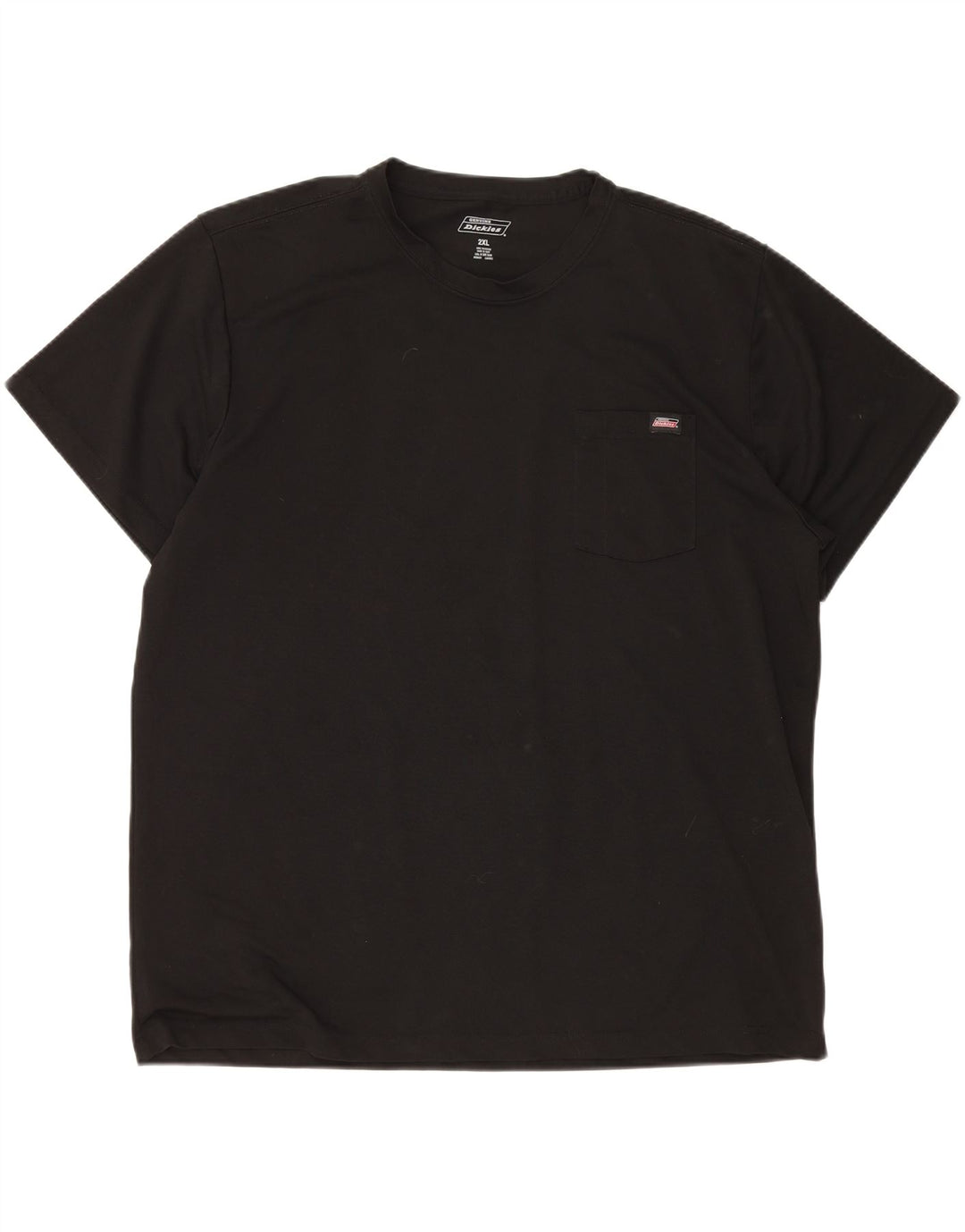 Dickies Mens T-Shirt Top 2XL Black Polyester