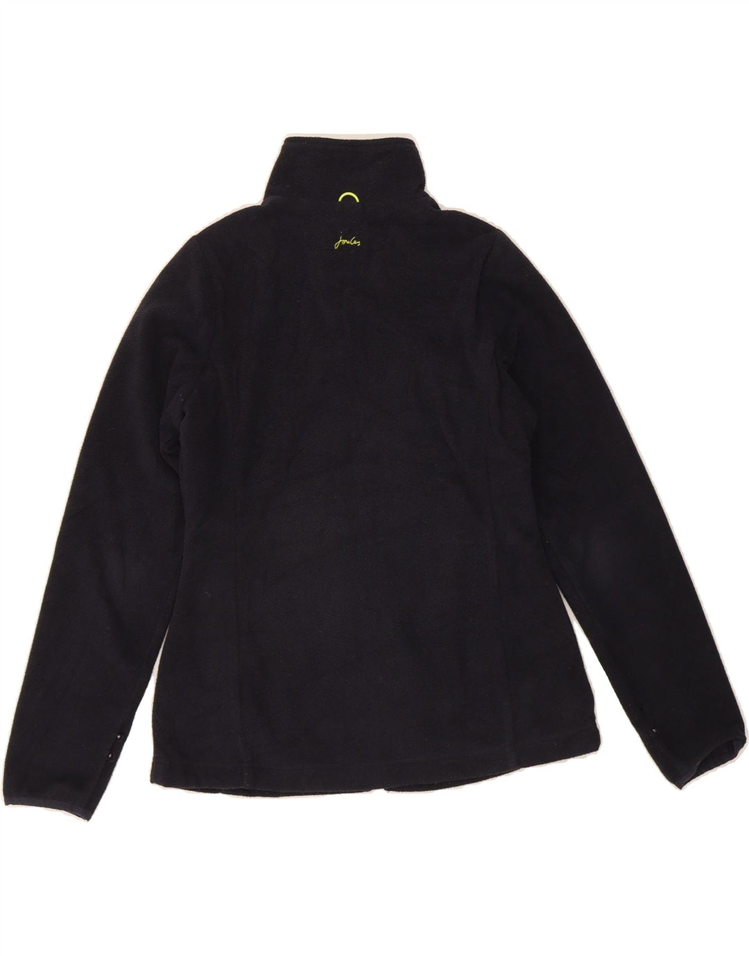 JOULES Womens Fleece Jacket UK 10 Small Black Polyester Vintage Joules and Second-Hand Joules from Messina Hembry 