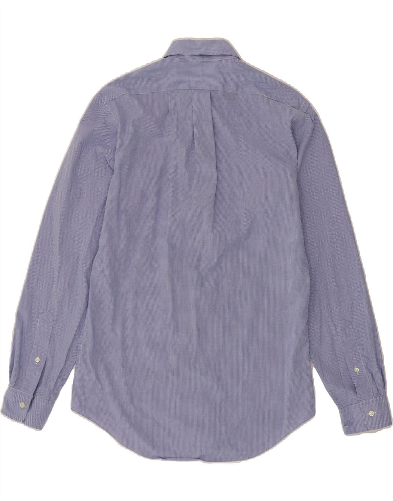 RALPH LAUREN Mens Custom Fit Shirt Small Blue Striped Cotton Vintage Ralph Lauren and Second-Hand Ralph Lauren from Messina Hembry 