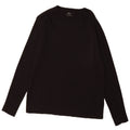 Farhi Mens Boat Neck Jumper Sweater Large Black Cotton