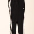 ADIDAS Womens Tracksuit Trousers UK 10 Small Black Polyester Vintage Adidas and Second-Hand Adidas from Messina Hembry 