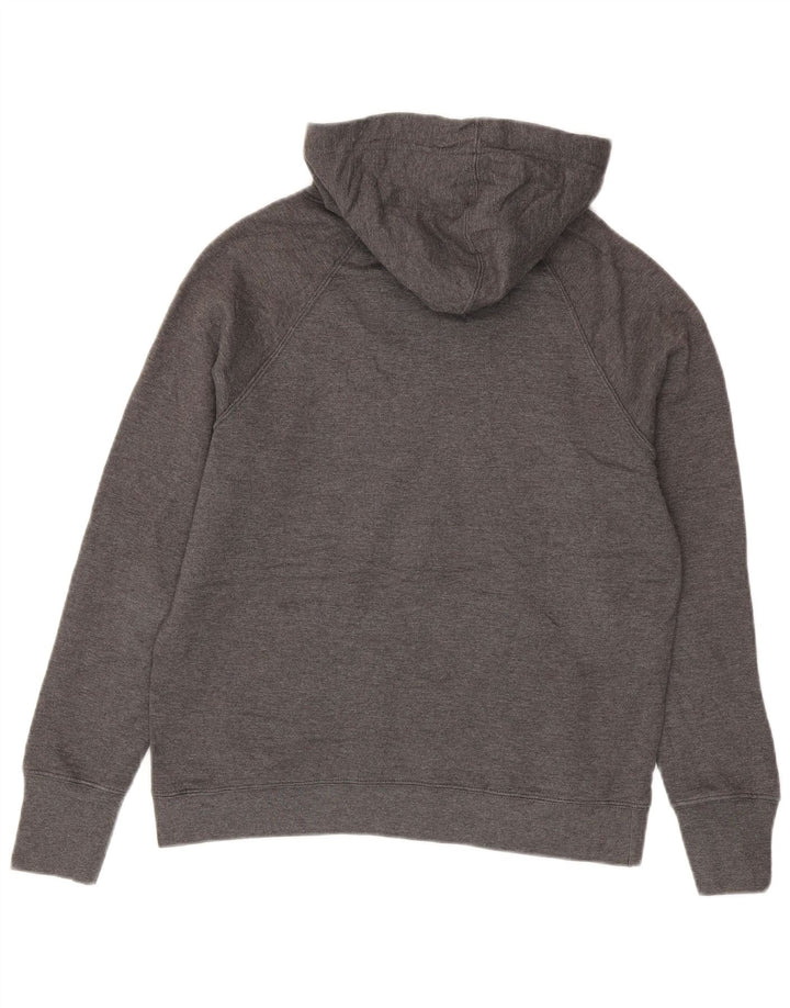 Champion Womens Graphic Hoodie Jumper UK 14 Medium Grey
