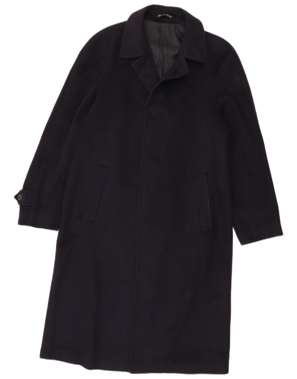 Del Mare 1911 Mens Overcoat IT 46 Small Navy Blue