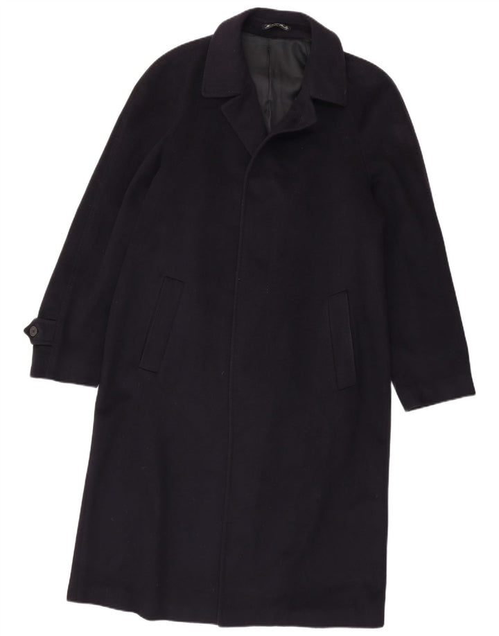Del Mare 1911 Mens Overcoat IT 46 Small Navy Blue
