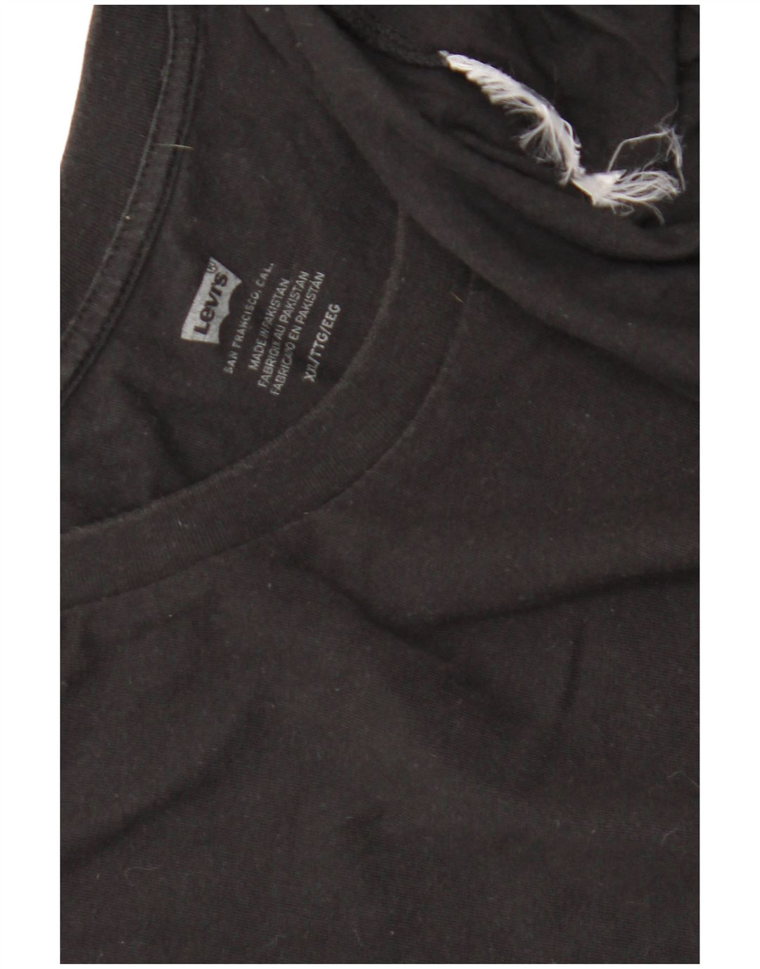 Levi's Mens T-Shirt Top 2XL Black