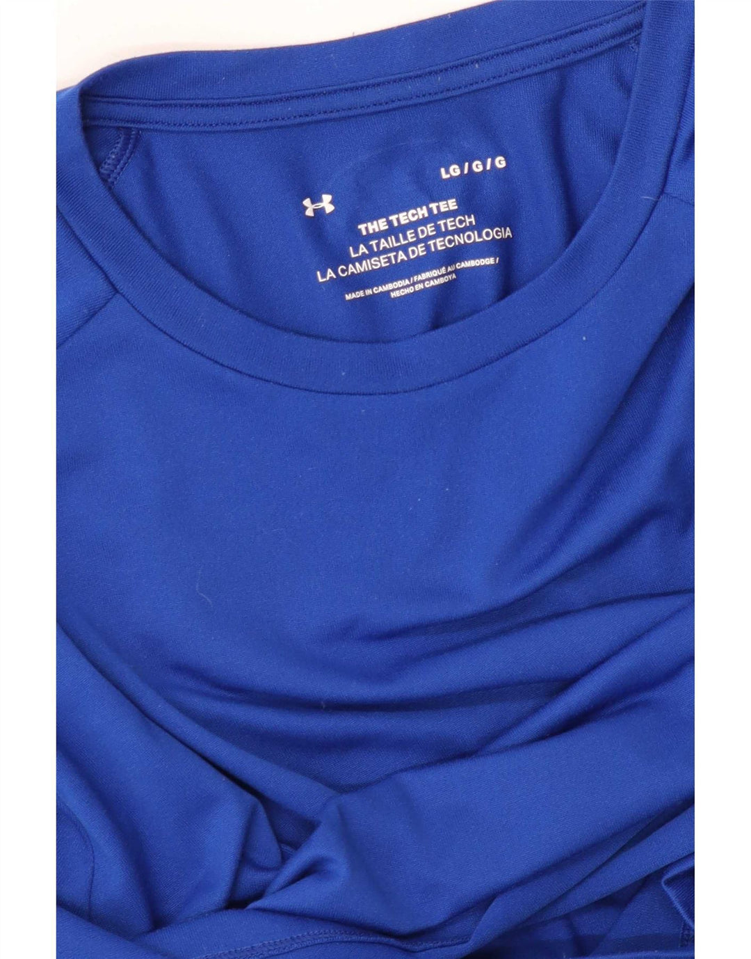 Under Armour Mens T-Shirt Top Large Blue