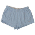 Champion Womens Sport Shorts UK 12 Medium  Blue Flecked Cotton