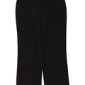 Marks & Spencer Womens Tracksuit Trousers UK 16 Large Black Cotton