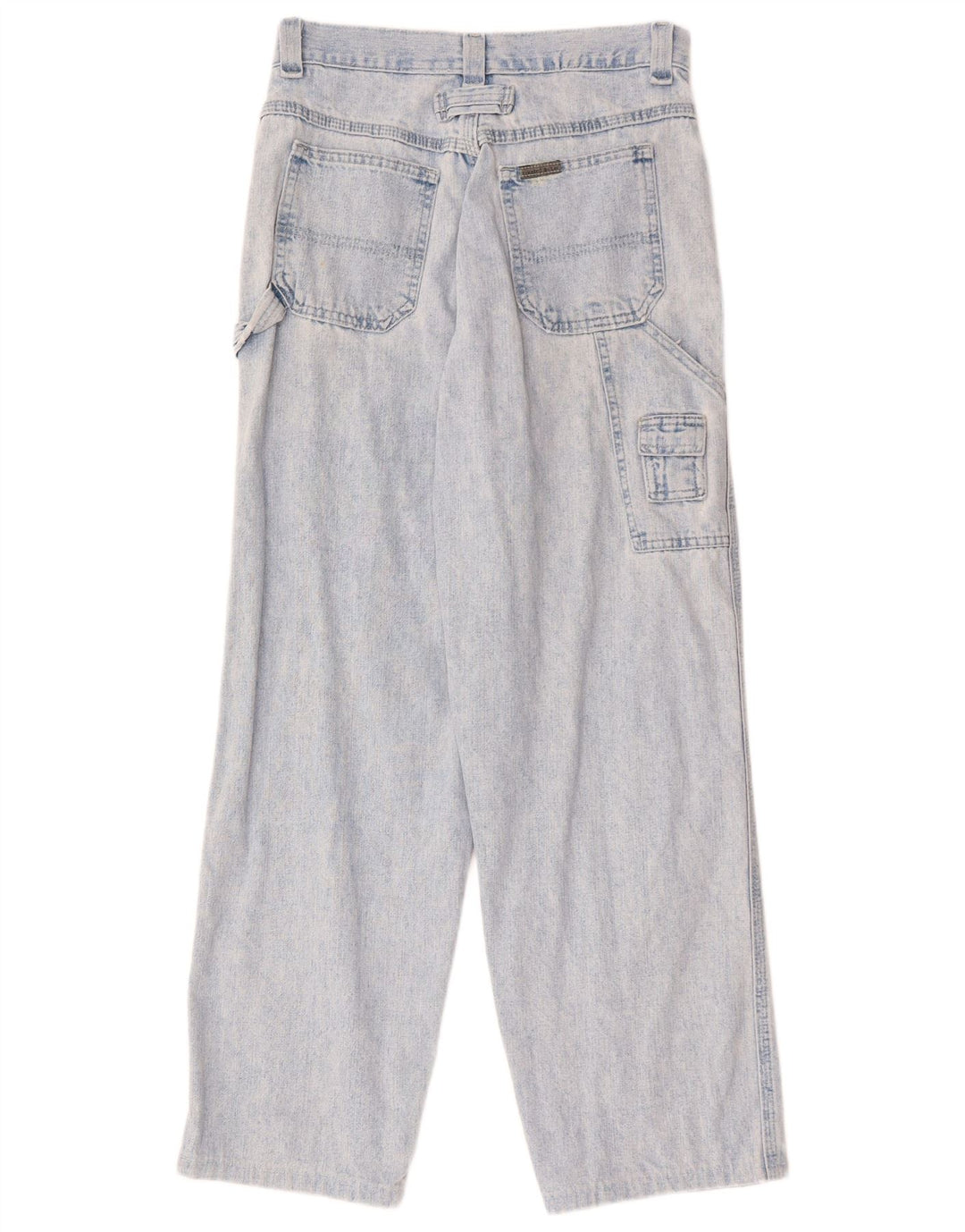 LEE Womens Cargo Loose Jeans W28 L28 Blue Cotton