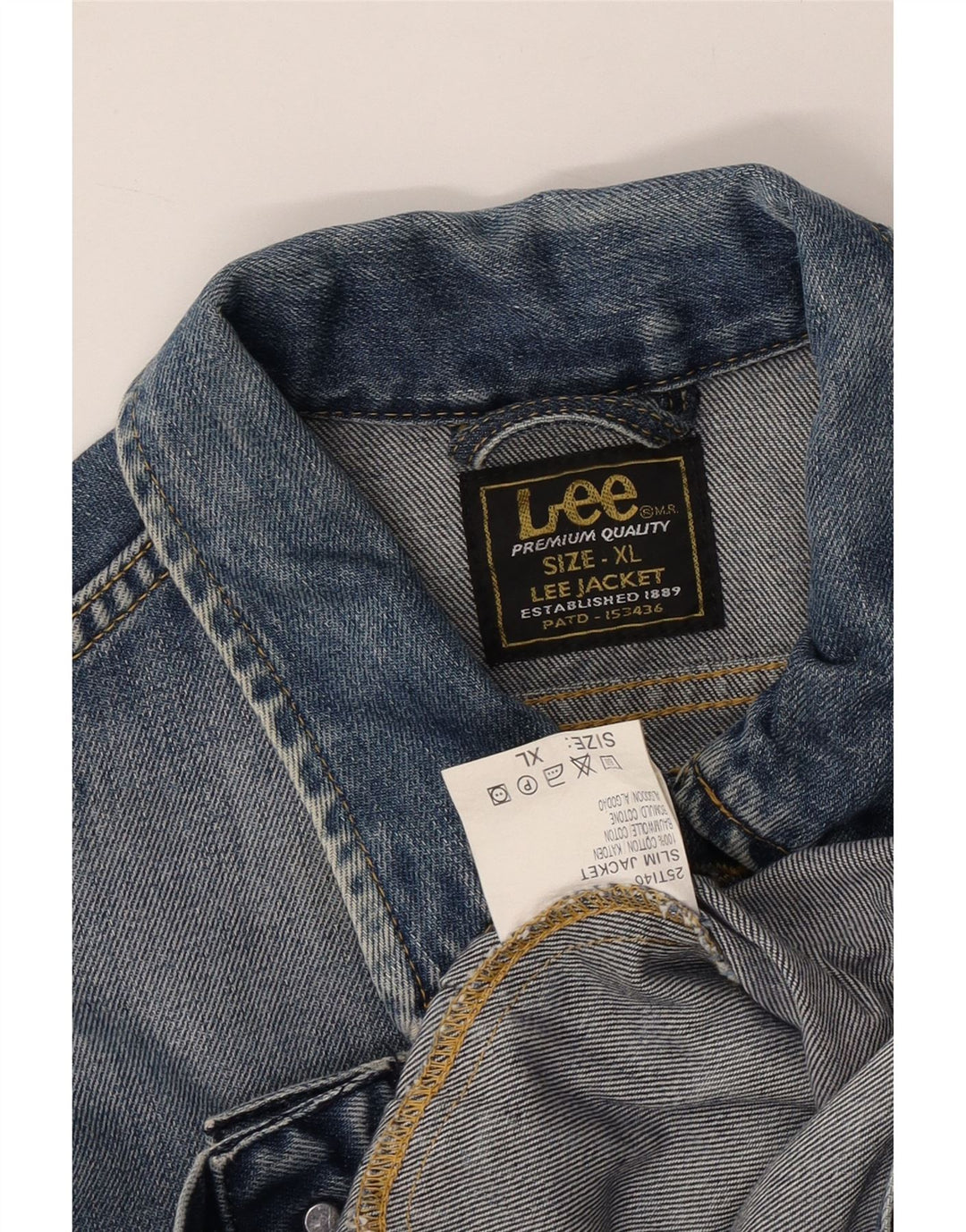LEE Womens Denim Jacket UK 18 XL Blue Cotton