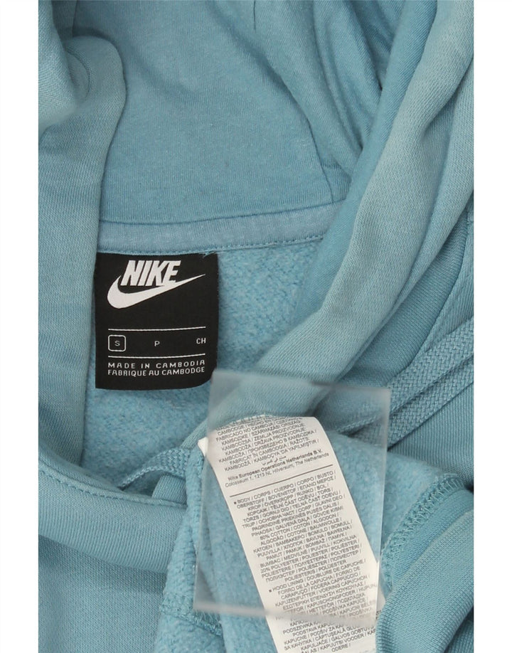 Nike Mens Hoodie Jumper Small Blue Cotton Sports