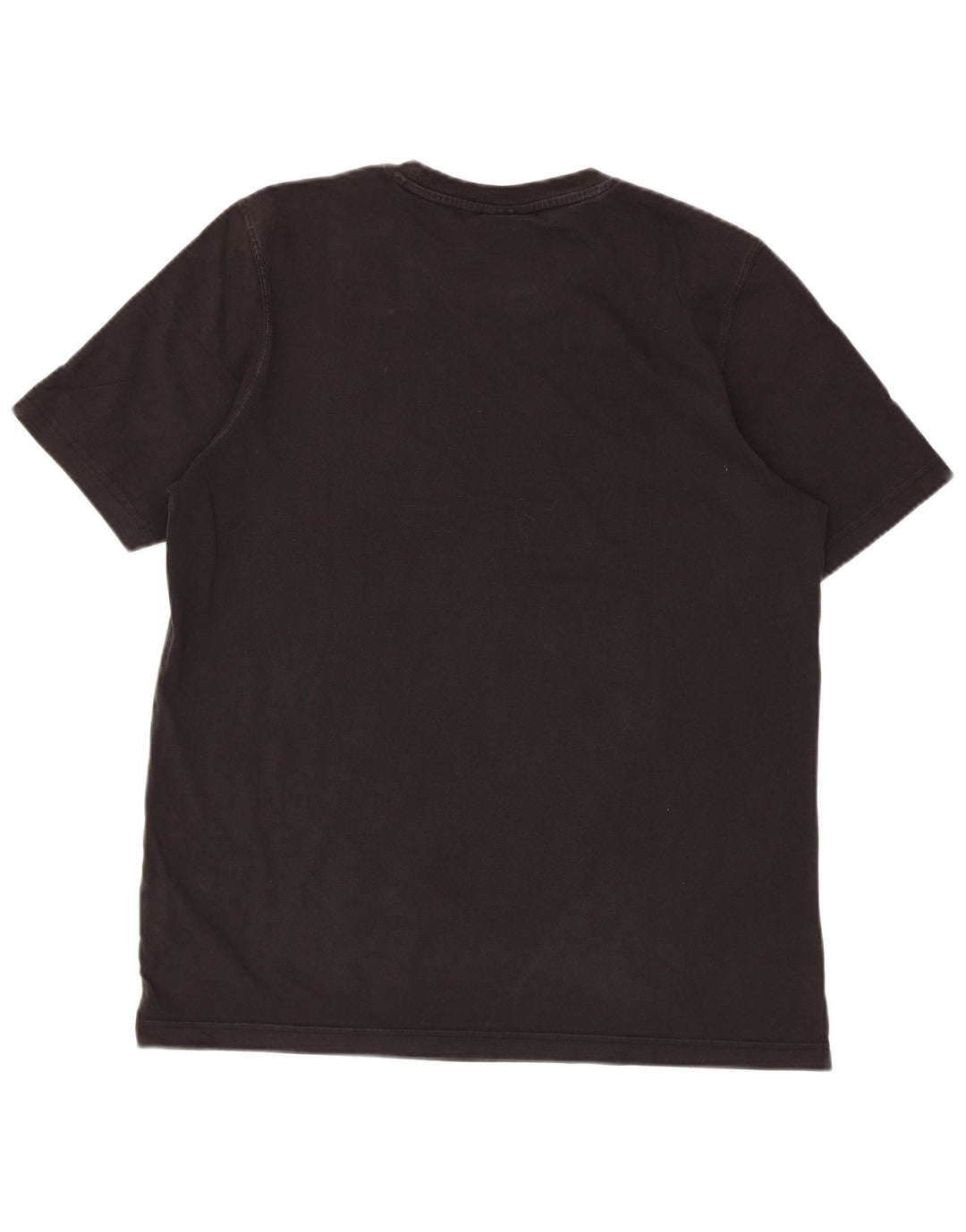 Adidas Mens Graphic T-Shirt Top Medium Black Cotton