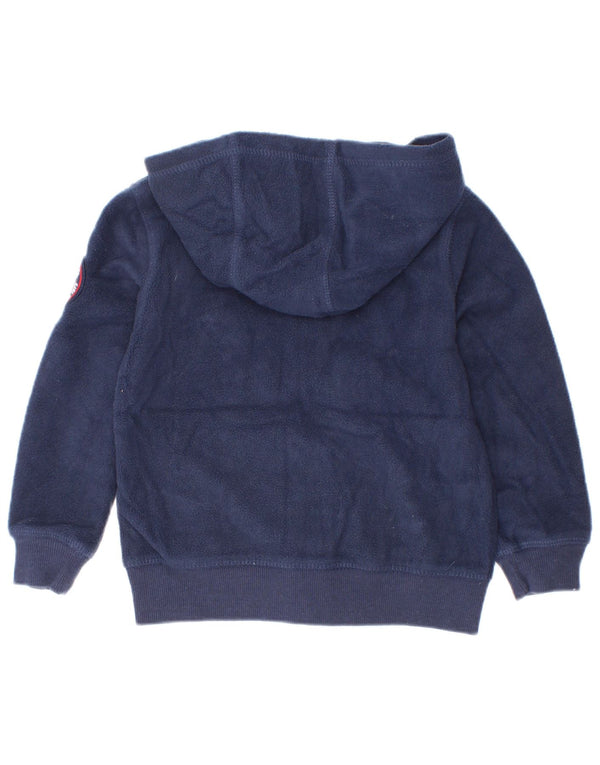 Levi's Baby Boys Fleece Zip Hoodie Sweater 18-24 Months Navy Blue Polyester