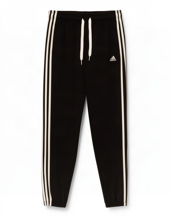 Adidas Boys Tracksuit Trousers Joggers 11-12 Years Black Polyester