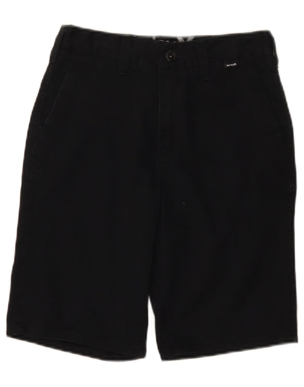 Hurley Boys Chino Shorts 11-12 Years W24 Navy Blue Cotton