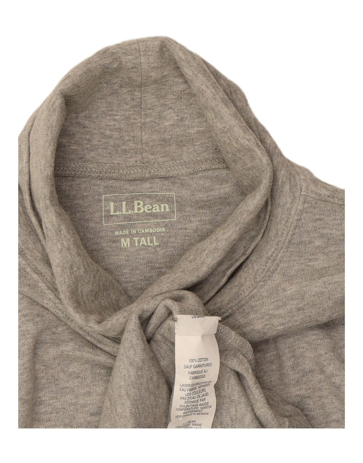 L.L.BEAN Mens Top Long Sleeve Medium Grey Cotton Vintage L.L.Bean and Second-Hand L.L.Bean from Messina Hembry 