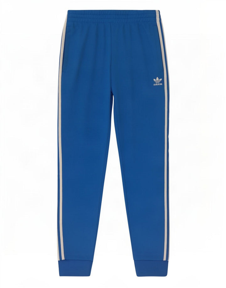 Adidas Mens Tracksuit Trousers Joggers Small Blue Polyester