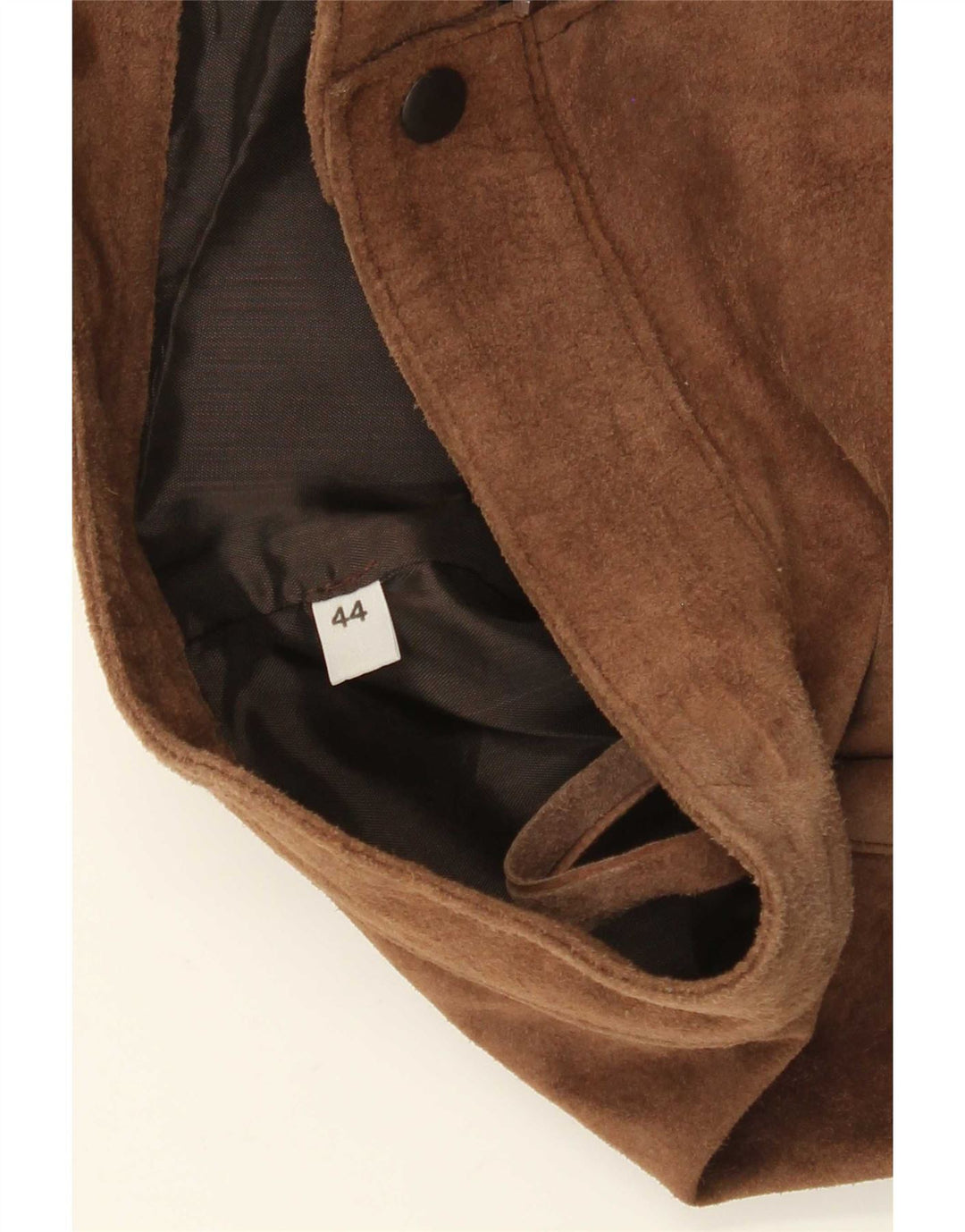 Zara Womens Suede Mini Skirt IT 44 Medium W25 Brown