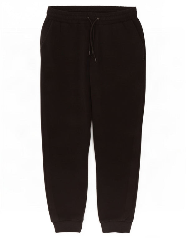 Jack & Jones Mens Tracksuit Trousers Joggers Large Black Polyester