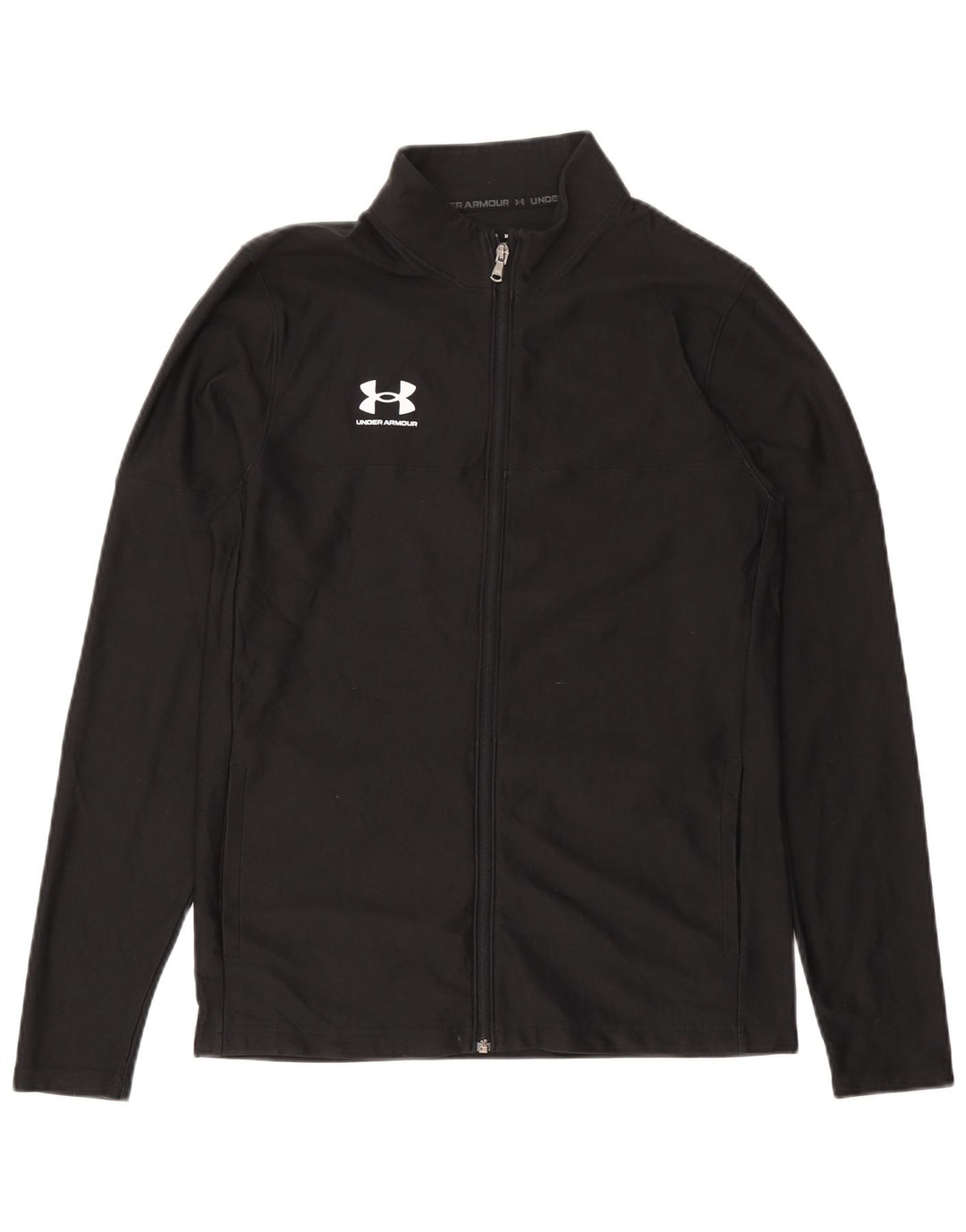 Under Armour Mens Tracksuit Top Jacket Medium Black Polyester
