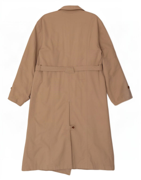 Vintage Mens Trench Coat UK 38 Medium Beige