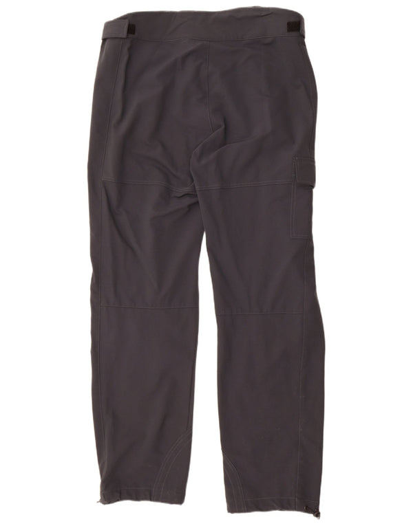Schoeller Mens Straight Cargo Trousers EU 50 Large W36 L32 Grey Polyamide