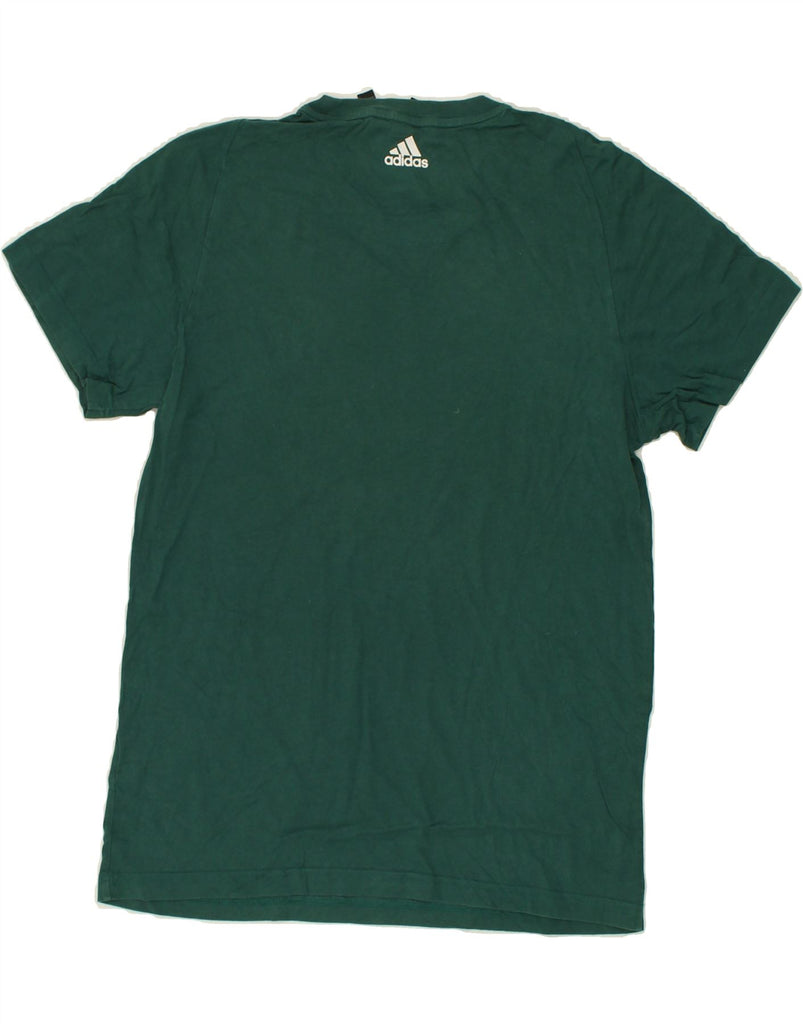 ADIDAS Mens Graphic T-Shirt Top Medium Green Cotton | Vintage Adidas | Thrift | Second-Hand Adidas | Used Clothing | Messina Hembry 