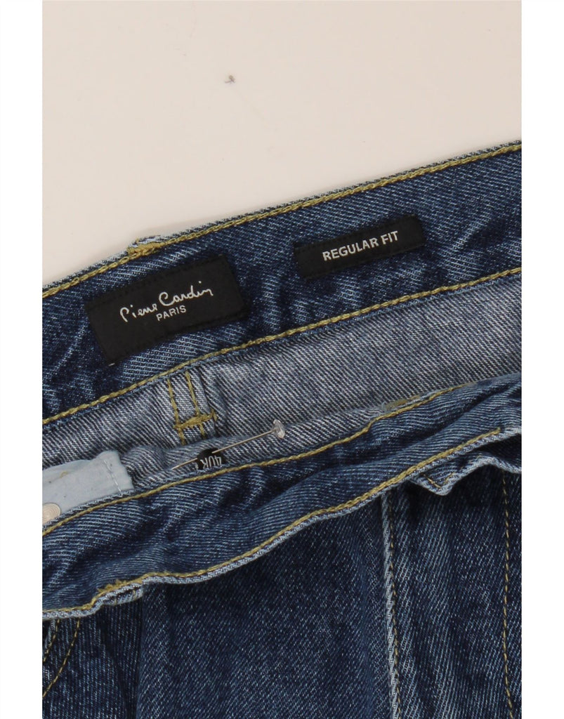 PIERRE CARDIN Mens Regular Fit Straight Jeans W40 L31 Blue Cotton Vintage Pierre Cardin and Second-Hand Pierre Cardin from Messina Hembry 