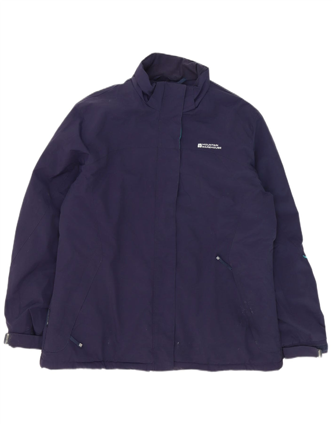 Mountain Warehouse Womens Windbreaker Jacket UK 20 2XL Navy Blue Polyester