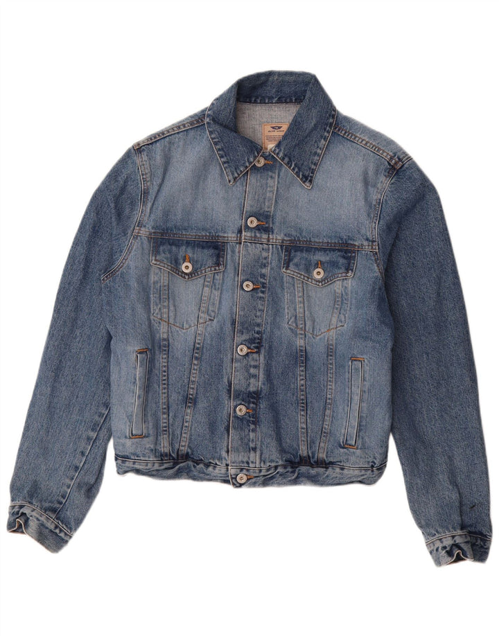 Vintage Mens Denim Jacket UK 38 Medium Blue Cotton