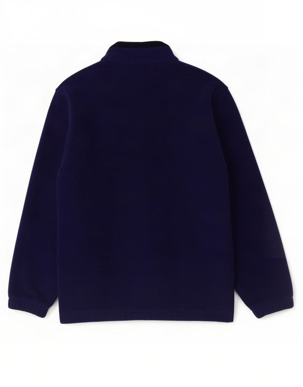 Marks & Spencer Womens St. Michael Fleece Jacket UK 8 Small Navy Blue