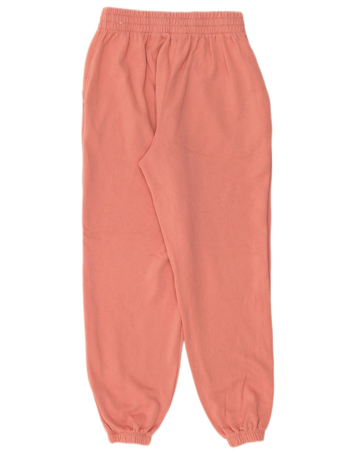 NIKE Girls Tracksuit Trousers Joggers 12-13 Years Large Pink Cotton