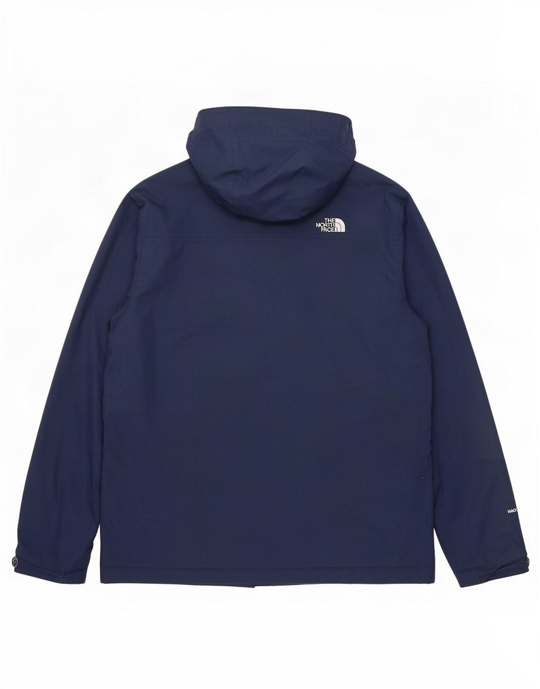 The North Face Mens Hooded Rain Jacket UK 40 Large Navy Blue Polyester