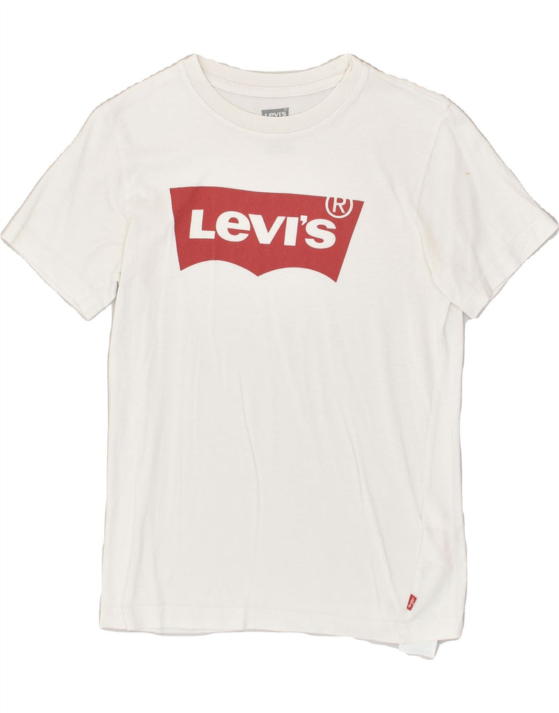 LEVI'S Boys San Francisco Graphic T-Shirt Top 11-12 Years White Cupro | Vintage Levi's | Thrift | Second-Hand Levi's | Used Clothing | Messina Hembry 