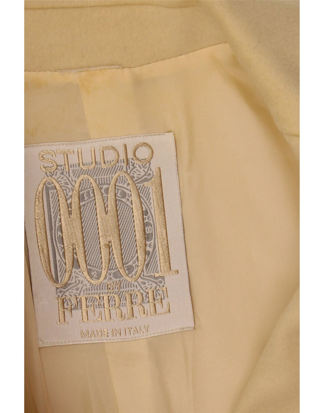 Ferre Womens Overcoat UK 14 Medium Beige