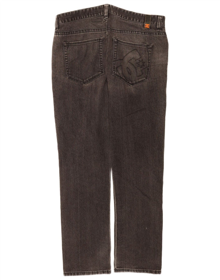 DC Mens Graphic Straight Jeans W34 L32 Grey
