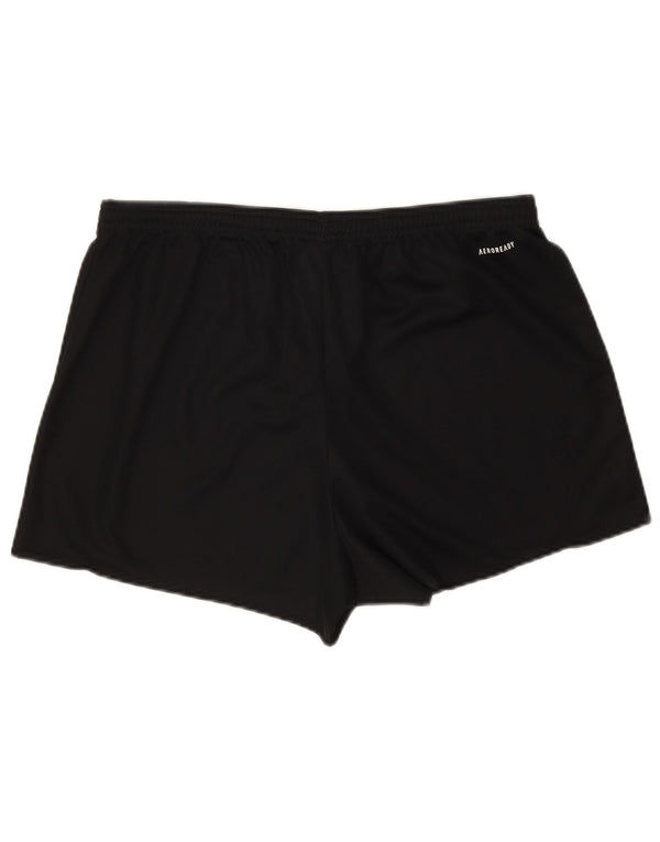 Adidas Womens Aeroready Sport Shorts UK 16/18 Large  Black Polyester