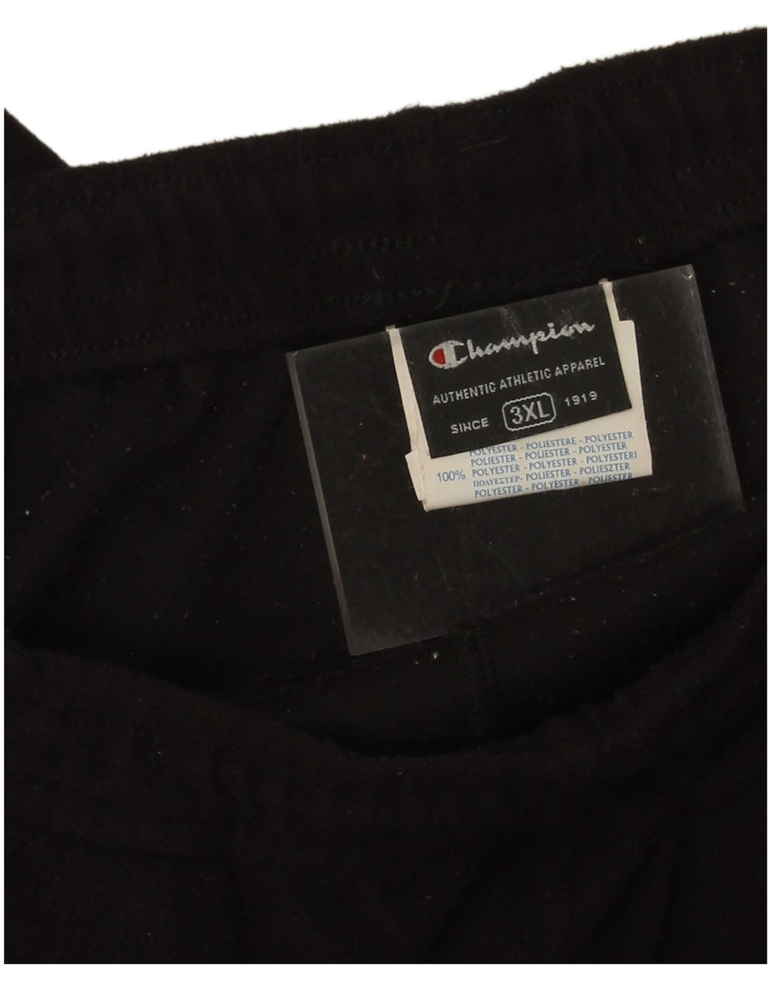 Champion Mens Fleece Tracksuit Trousers 3XL  Black Polyester