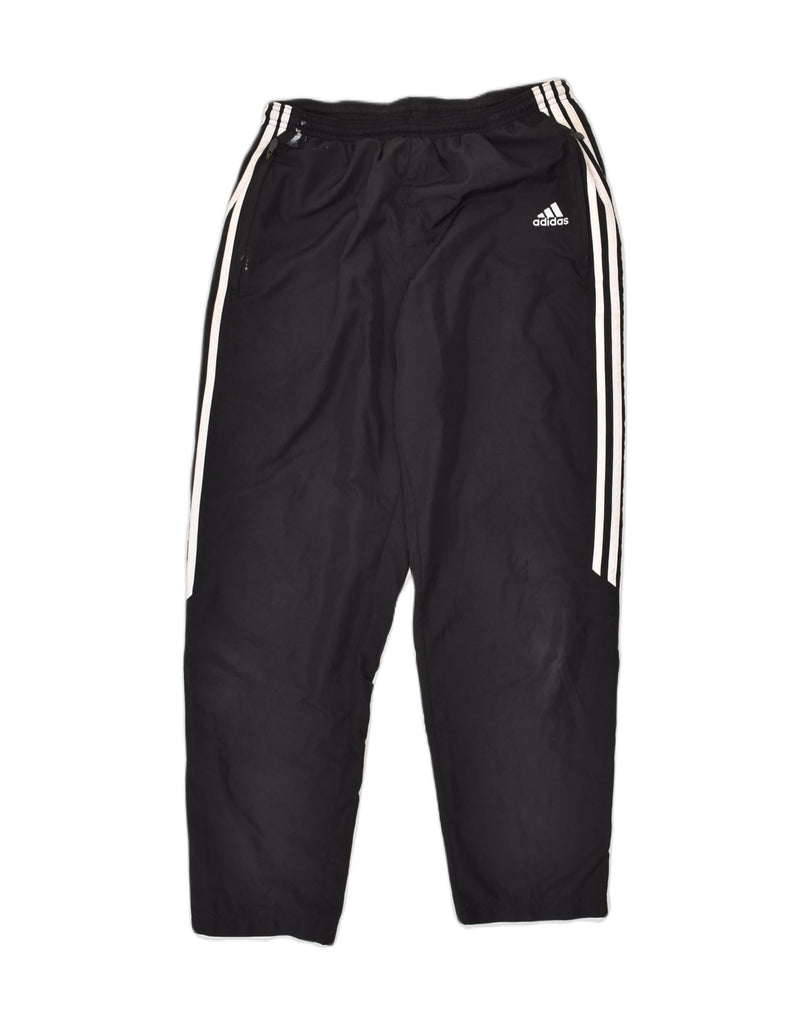 ADIDAS Mens Tracksuit Trousers Medium Black Polyester | Vintage Adidas | Thrift | Second-Hand Adidas | Used Clothing | Messina Hembry 