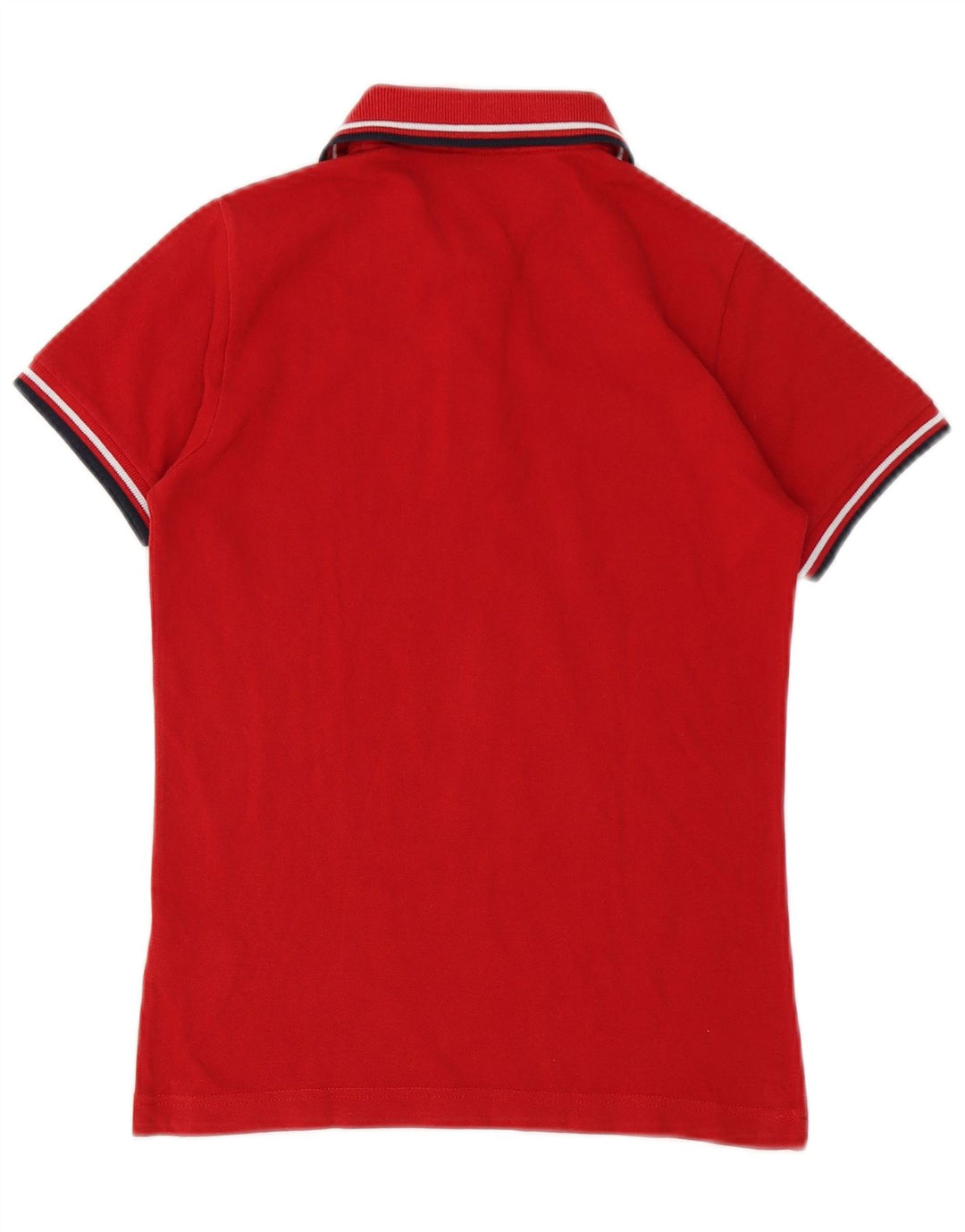 Fred Perry Boys Polo Shirt 9-10 Years Red Cotton