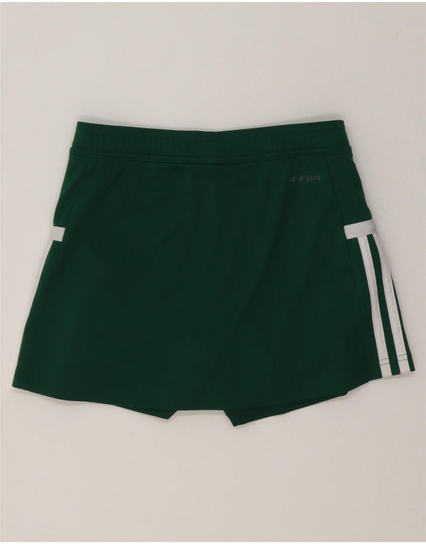 Adidas Girls Skort 11-12 Years Green Polyester