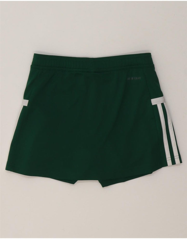 Adidas Girls Skort 11-12 Years Green Polyester