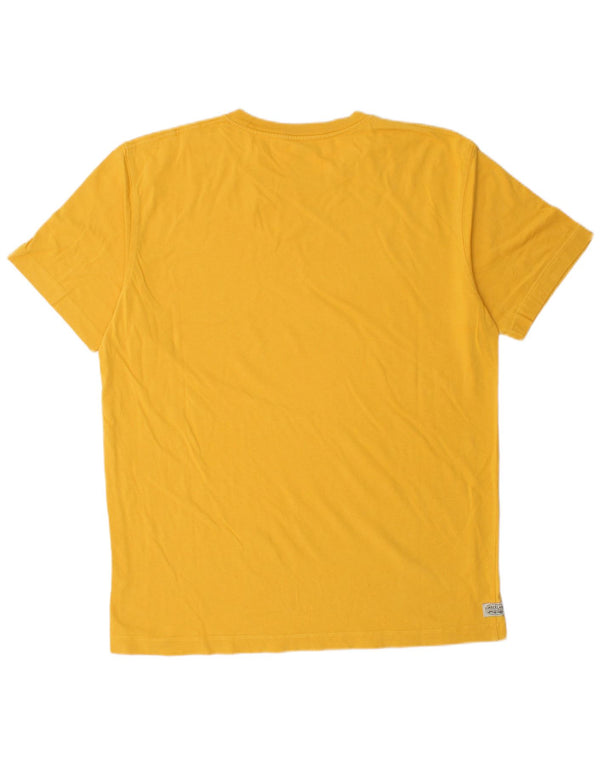 Timberland Mens Earthkeepers Regular Fit Graphic T-Shirt Top Large Yellow